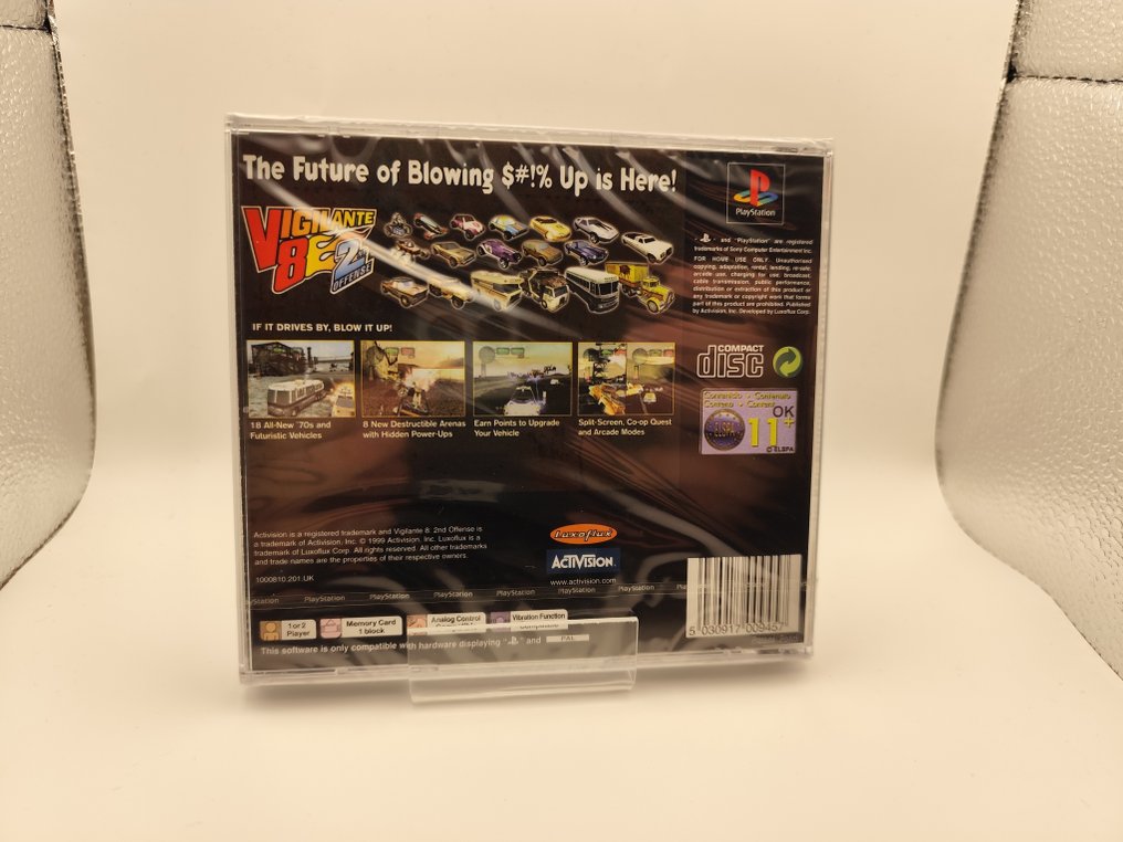 Sony - Playstation 1 (PS1) - Vigilante 8: Second Offense - Video game - In original sealed box #3.2