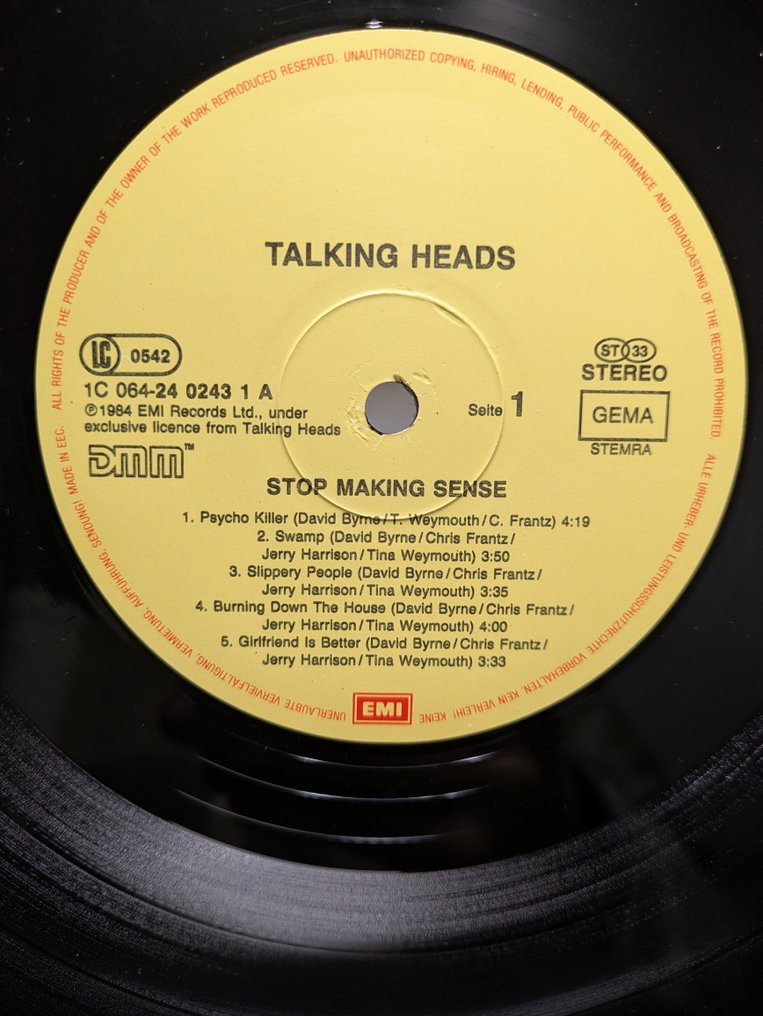 Talking Heads - 6 Albums: Stop Making Sense; Remain In Light; Little Creatures; Naked; My Life In the Bush of - LP Albums (multiple items) - Stereo - 1980 #4.3