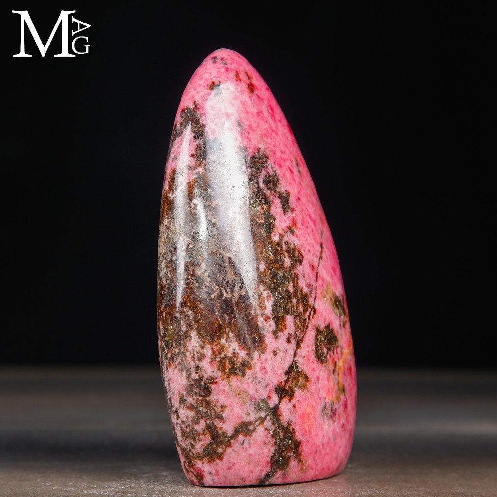 Πρώτης ποιότητας πολωνικός ροδονίτης - Ροδονίτης από τη Μαδαγασκάρη - Ύψος: 129 mm - Πλάτος: 81 mm- 918 g #4.3