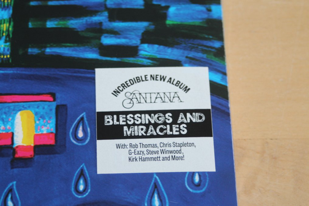 Santana - Blessings and Miracles + Large Backstage Pass Collection - Álbum de 2 LP (álbum doble) - 2022 #2.1