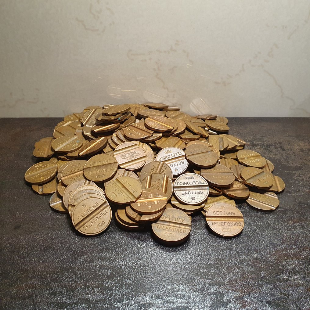 Phone card collection - 227x phone tokens - Gettone Telefonico #1.0
