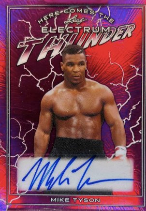 2024 Leaf Electrum Mike Tyson - Autograph - Limit Edition 4/4 - 1 Card - Täydellinen (M) #1.0