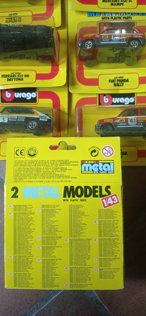 Bburago 1:43 - Model coupé (332) - Bburago Tach 2 serie 1/43 - touch 2 #4.3