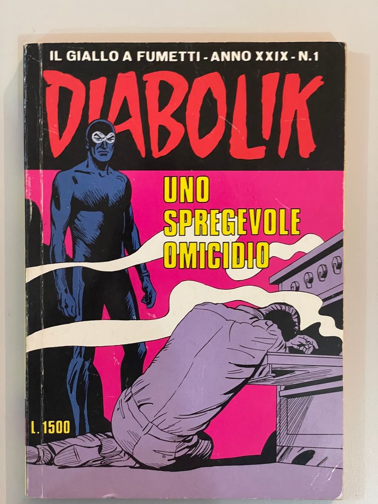 Diabolik anno XXIX (1990) nn.1-7, anno XXX (1991) nn.1-7, anno XXXI (1992) nn.1-7, anno XXXII (1993) nn.1-7, - Diabolik - 37 Complete series - First edition - 1990/1994 #2.1