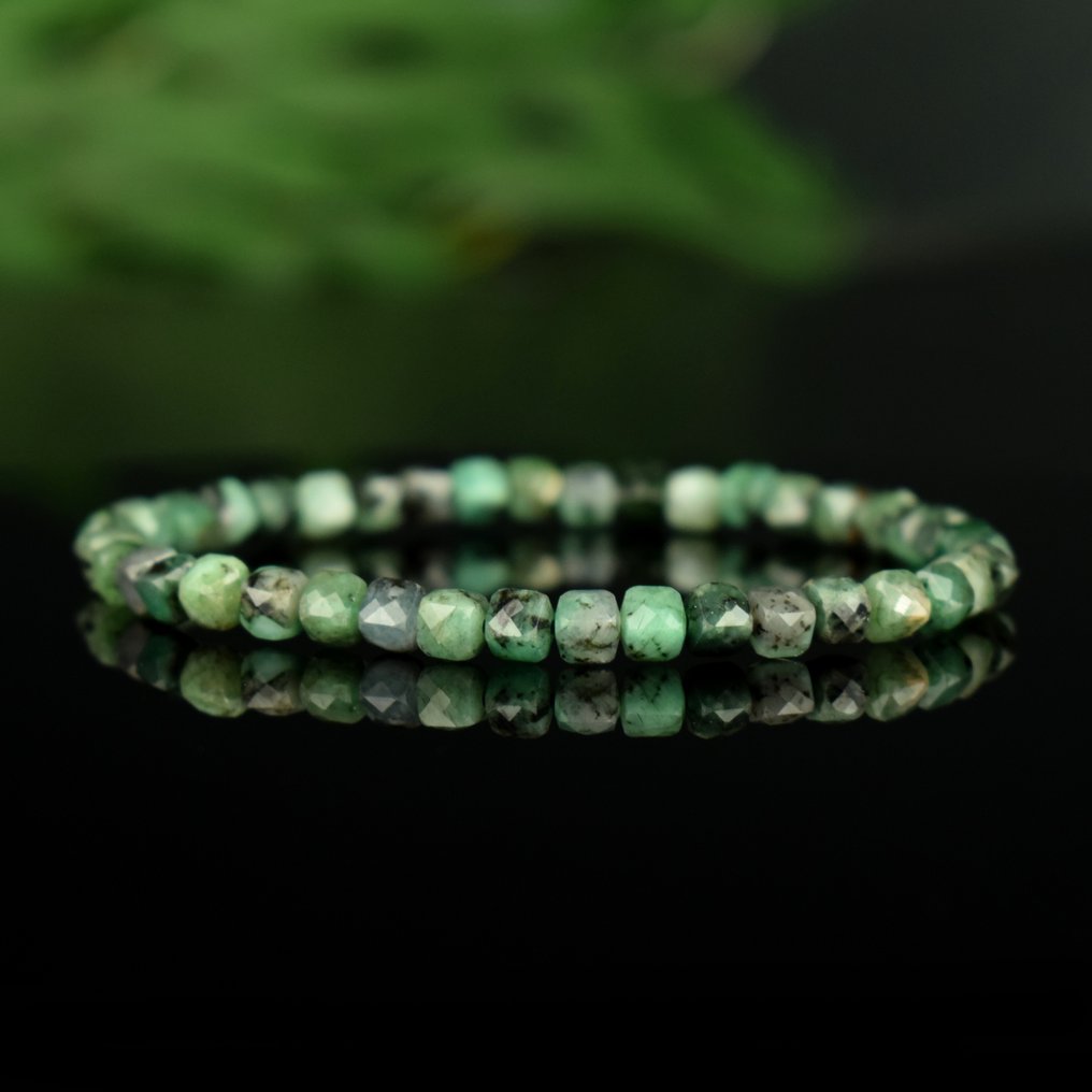 天然绿宝石 - 高品质无处理 - 华丽的颜色- 7.2 g #4.3