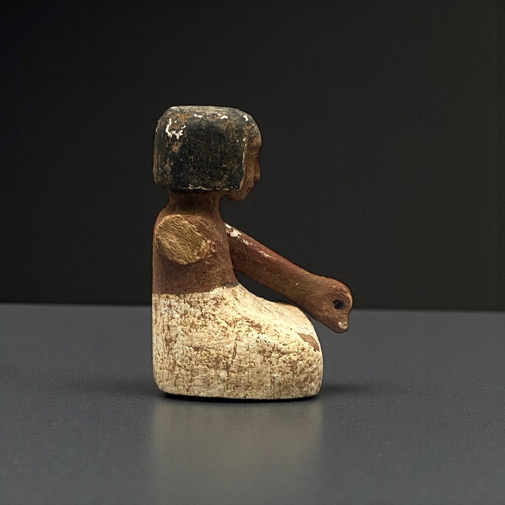 Replica of ancient Egyptian Wooden Servant Statue  (No reserve price) #2.1