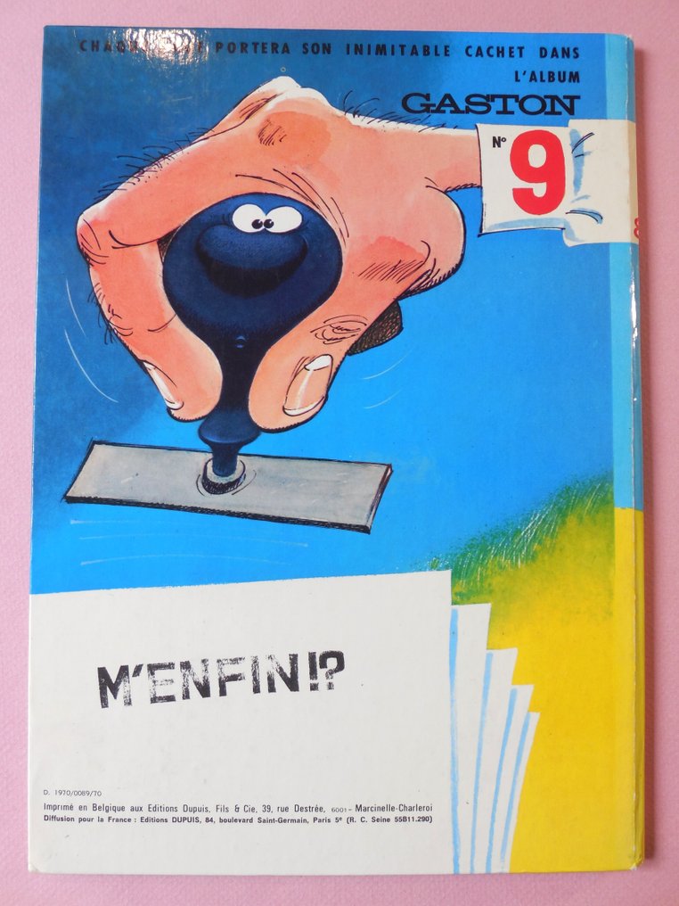 Gaston T8 - Lagaffe nous gâte - C - 1 Album - Első kiadás - 1970 #1.0