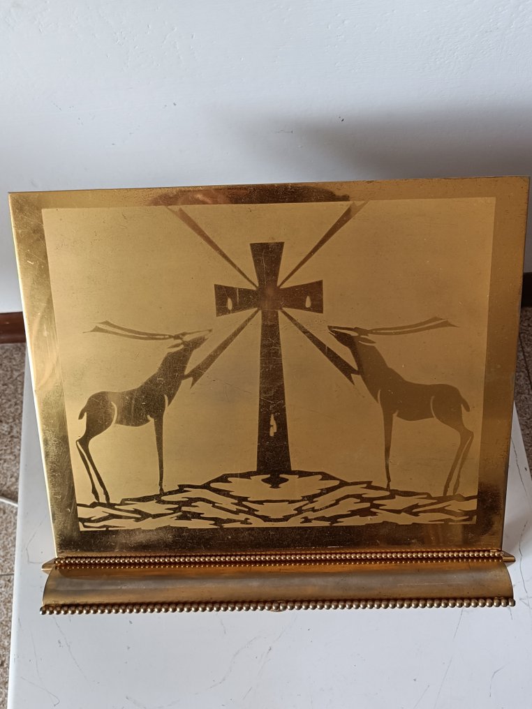 Kirkepult i forgylt messing - Messing - 1940–1950 #2.1