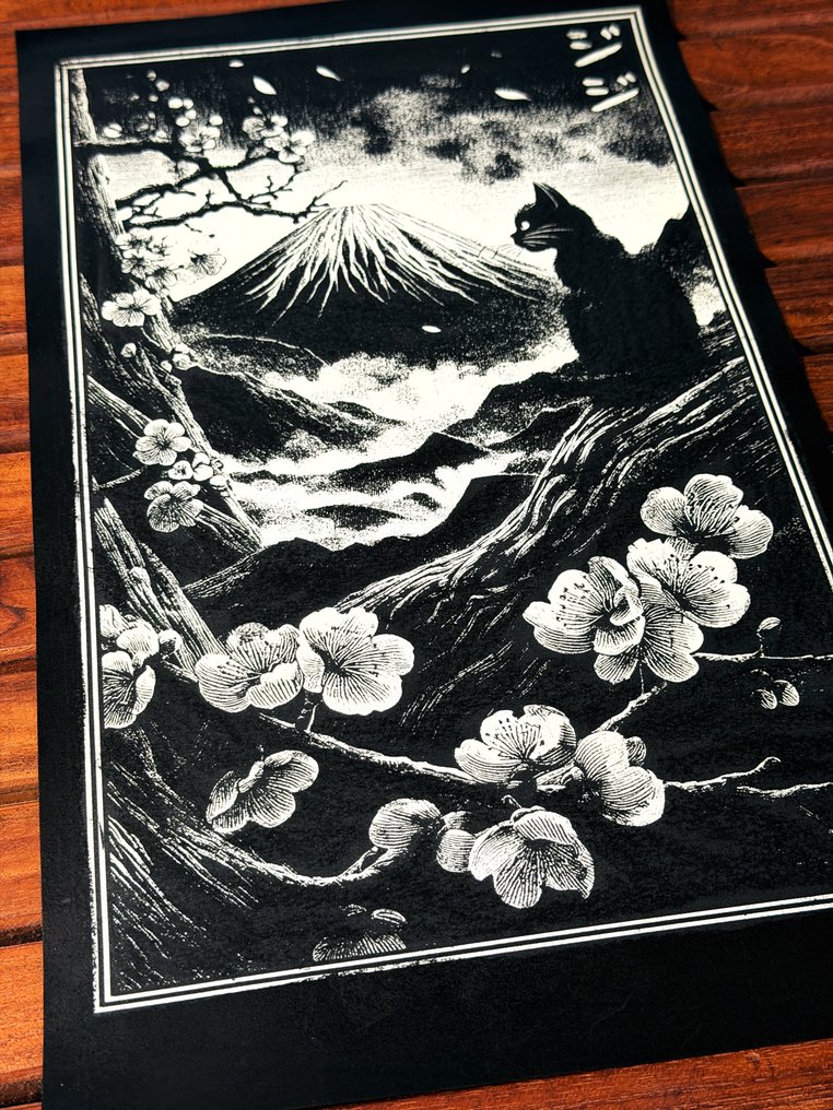 Æ (XX-XXI) - (Set of 3) "Jiji Collection" (2025) - Mixed Media Triptych #2.1