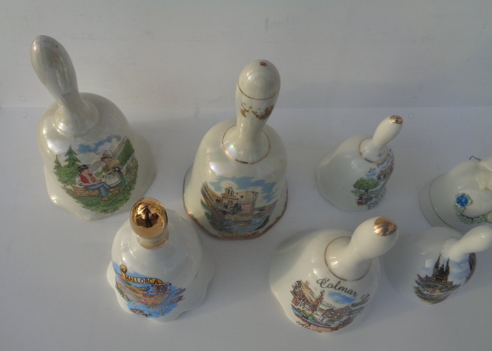 Ringeklokke (7) - Cloche en Porcelaine - Porcelæns klokke - Frankrig #1.0