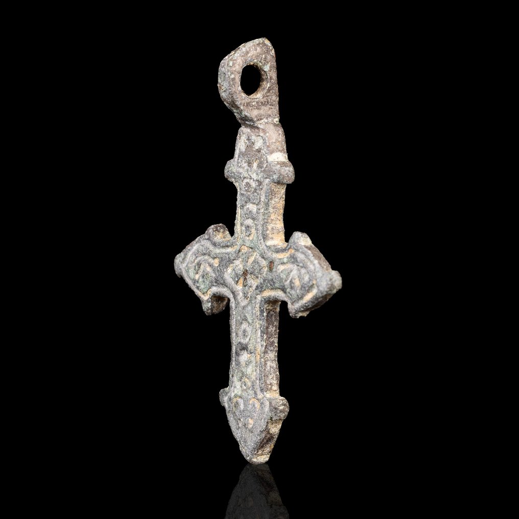 中世纪 铜十字吊坠  (没有保留价) #1.0