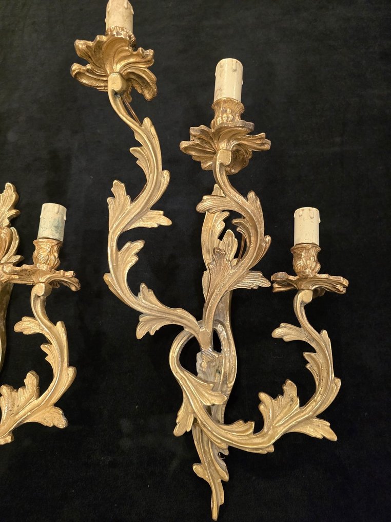 壁灯 (2) - 镀金青铜 - 铜制壁灯（高56厘米） #1.0