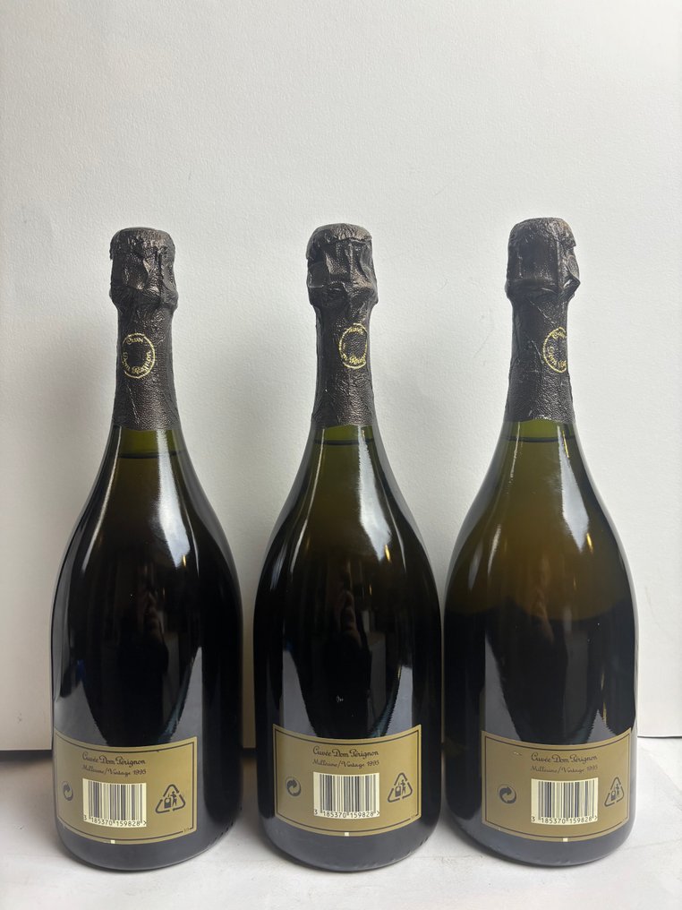 1995 Dom Pérignon - 香檳 Brut - 3 瓶 (0.75L) #3.2