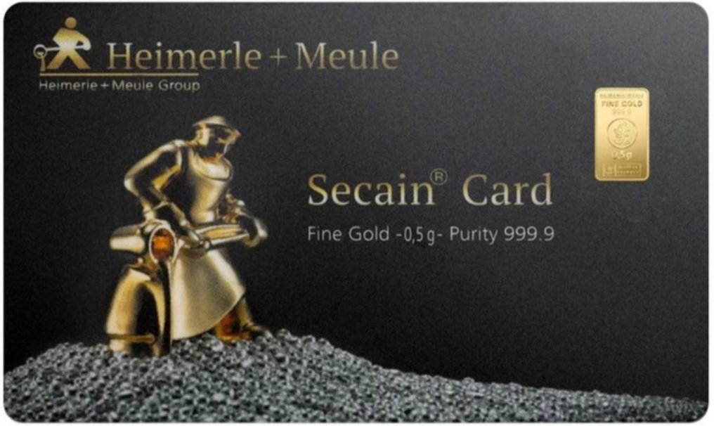 0.5 gram - Goud .999 - Heimerle + Meule, Germany (Zonder minimumprijs) #2.1
