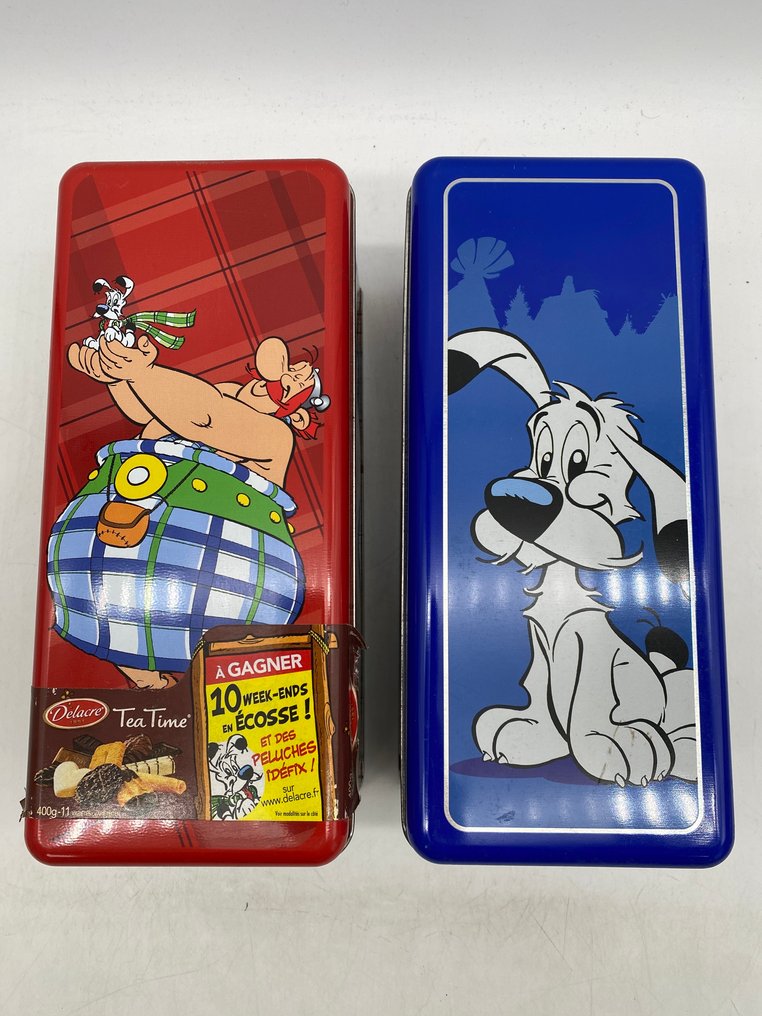 Asterix - 13 Metal biscuit boxes - Delacre, Panettone, Massilly, Misral, Pandorino, Brochet, Chamonix #4.3