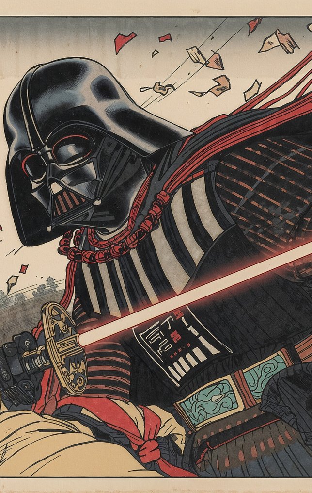 Sato Hageshi - Battle of the Black Lord - Darth Vader Star Wars - Signed and Numeroted 10/10 #4.3