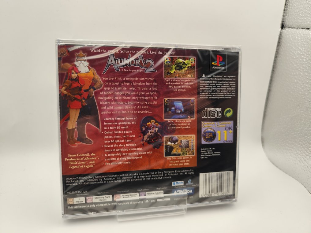 Sony - Playstation 1 (PS1) - Alundra 2 - Video game - In original sealed box #2.1