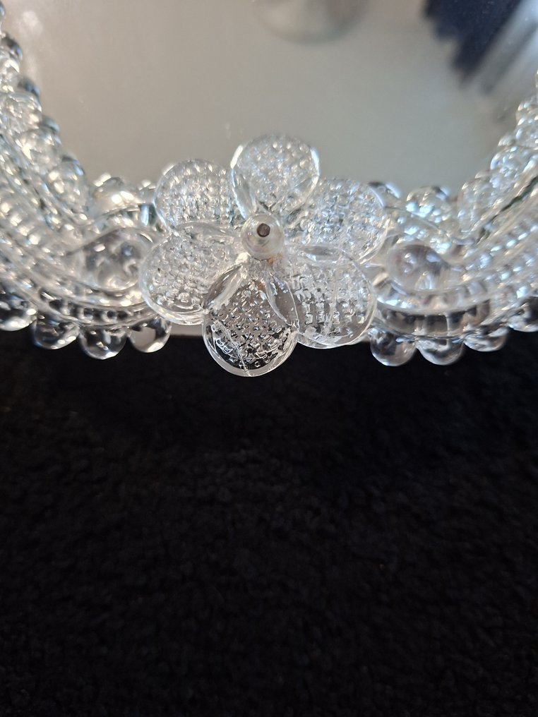 Szobrocska - Ozdobne lustro - Üveg #4.3