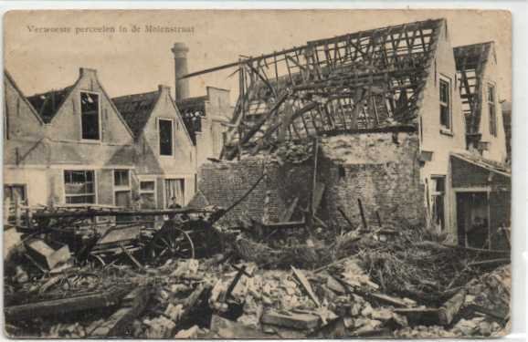军事 - 一战和二战 - 多个地点的破坏，包括荷兰。 - 明信片 (72) - 1915-1945 #1.0