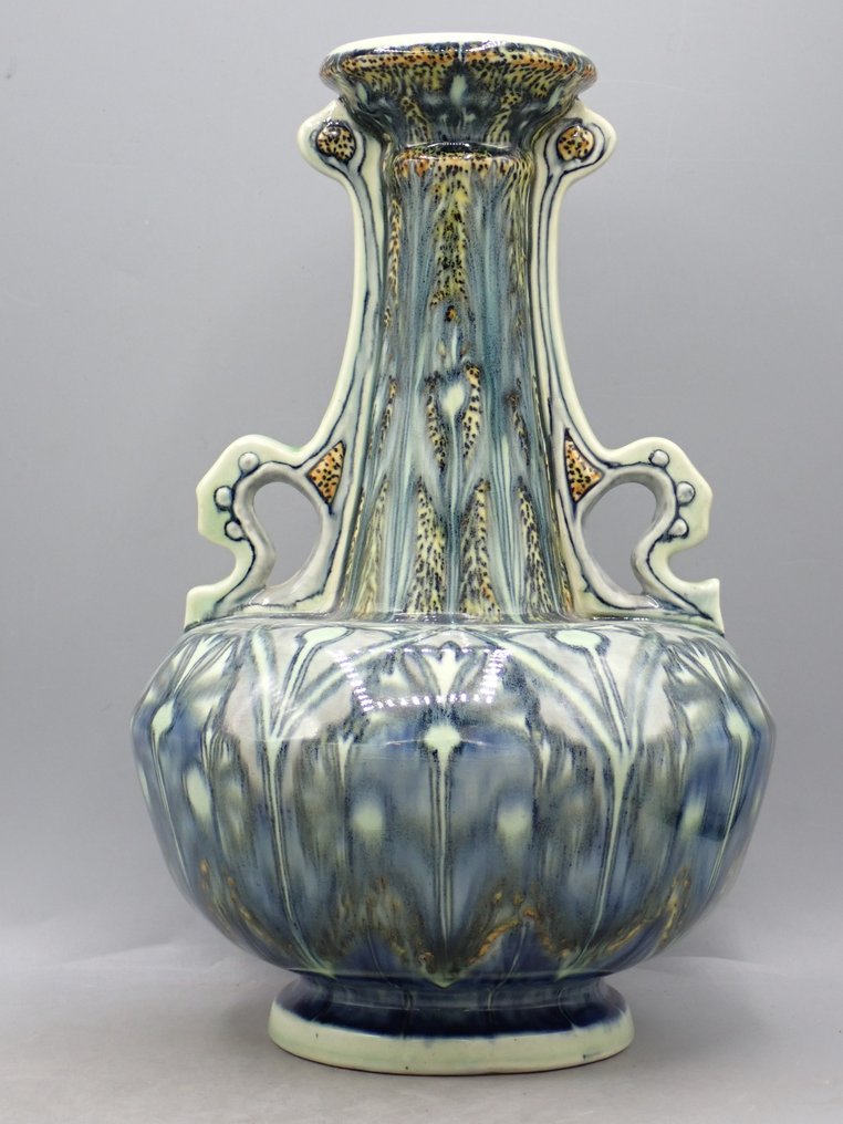 Utrecht, Holland, Fayence- en Tegelfabriek - Wazon - orientalist - Ceramika #1.0