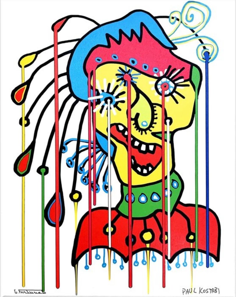 Paul Kostabi (1962) & Giuseppe Fortunato (1956) - KF1020 #1.0