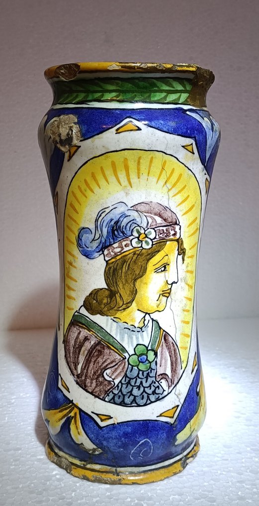 Apotekerkrukke/Albarello - Maiolica #1.0