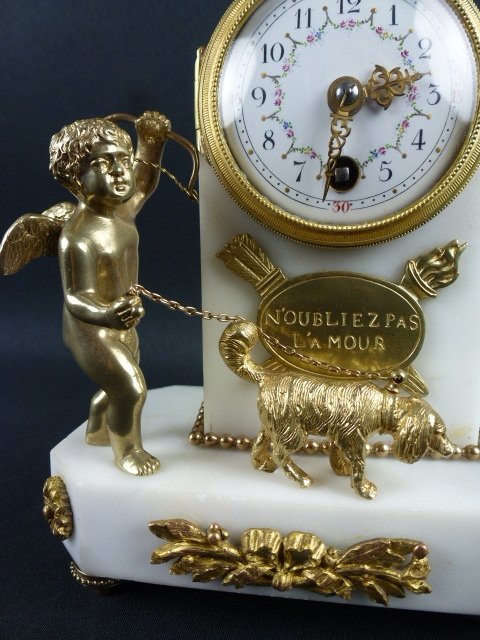 Table/desk clock - - Gilt bronze - 1850-1900 #4.3