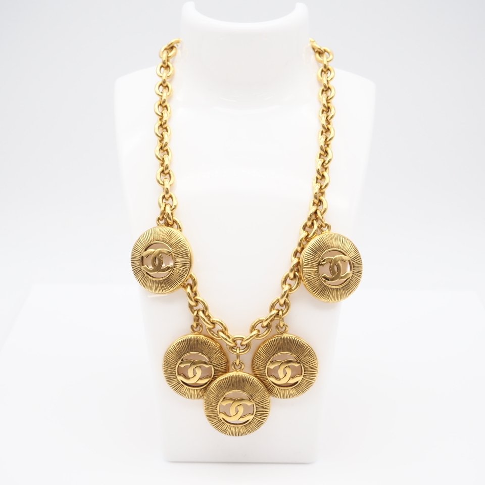 Chanel - Goudkleurig metaal - Halsketting #1.0