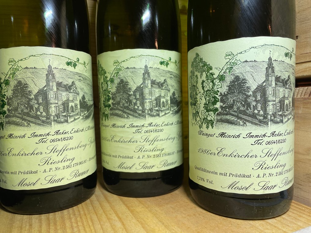 1986 Weingut Heinrich Immich-Anker, Enkircher Steffensberg - 摩泽尔 Spätlese - 5 Bottles (0.75L) #4.3
