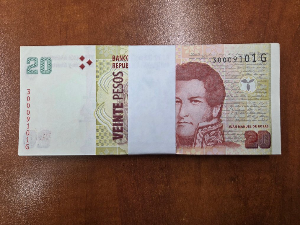 Argentina. - 100 x 20 Pesos ND (2003) - Pick 355c  (Sem preço de reserva) #1.0