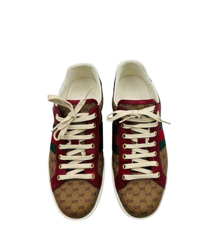 Gucci - Doraemon Collaboration Sneakers GG Supreme / Web Stripe / Brown – EU 34 / 655021 9 - 運動鞋 - 尺寸: EU 40 #2.1