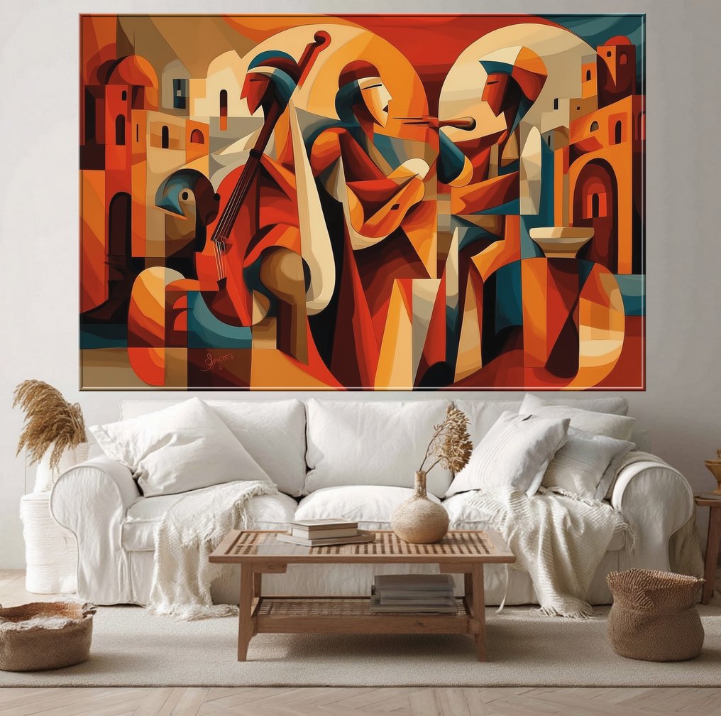 Mrs Art Prime - "The Evening Dance in Picasso Style" #1.0