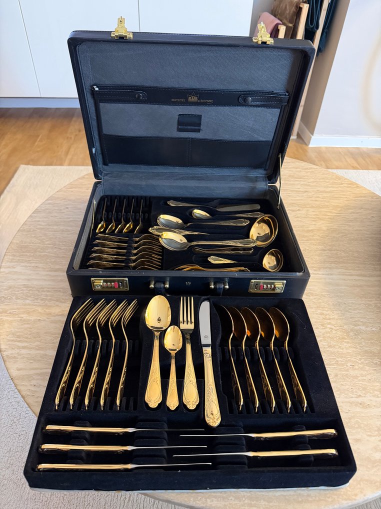 Dinner set for 6 (40) - Gold - SBS #1.0