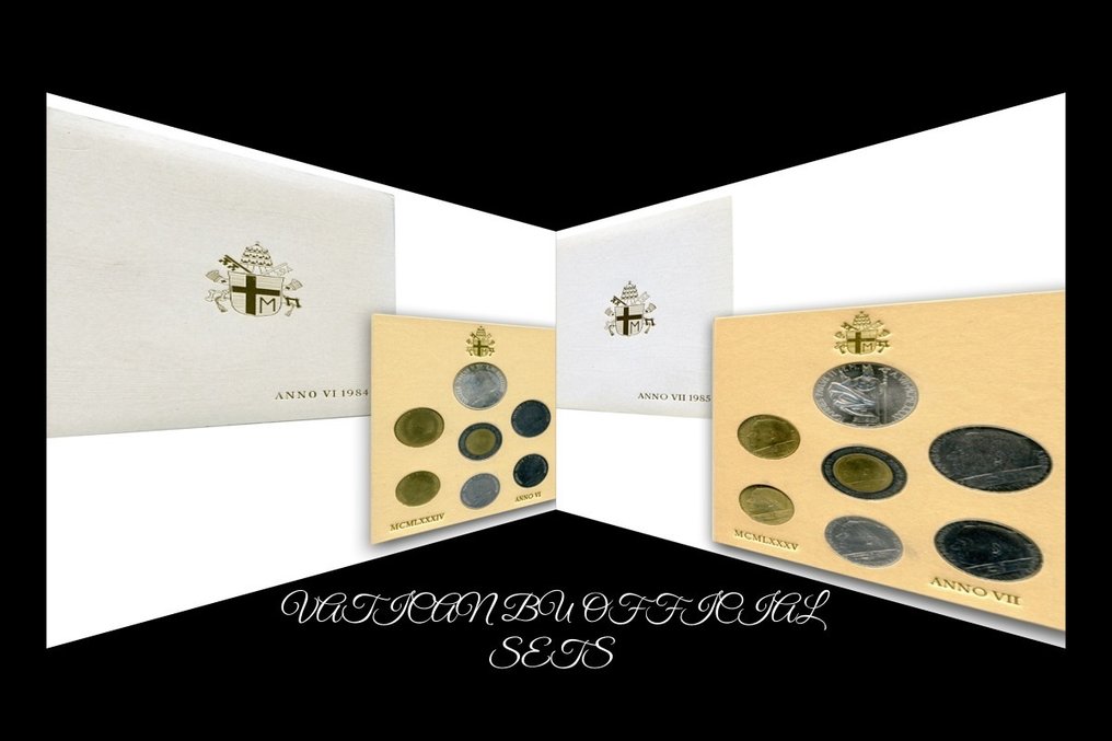 Vatican. Official Set 1984 and 1985  (No reserve price) #4.3