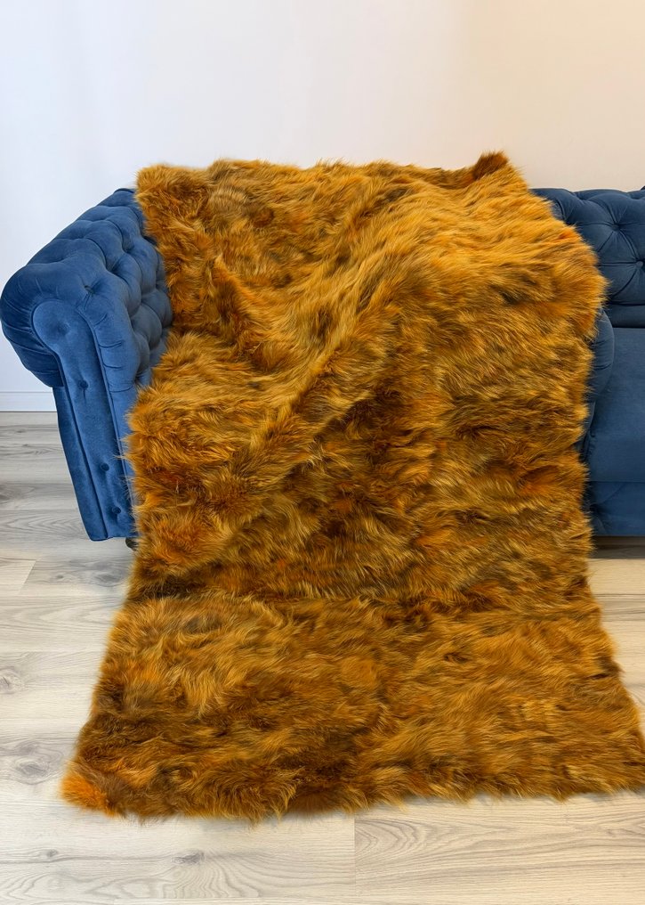 Χρυσές αποχρώσεις - αλεπούδερμα - Κουβέρτα  - 218 cm - 116 cm #1.0