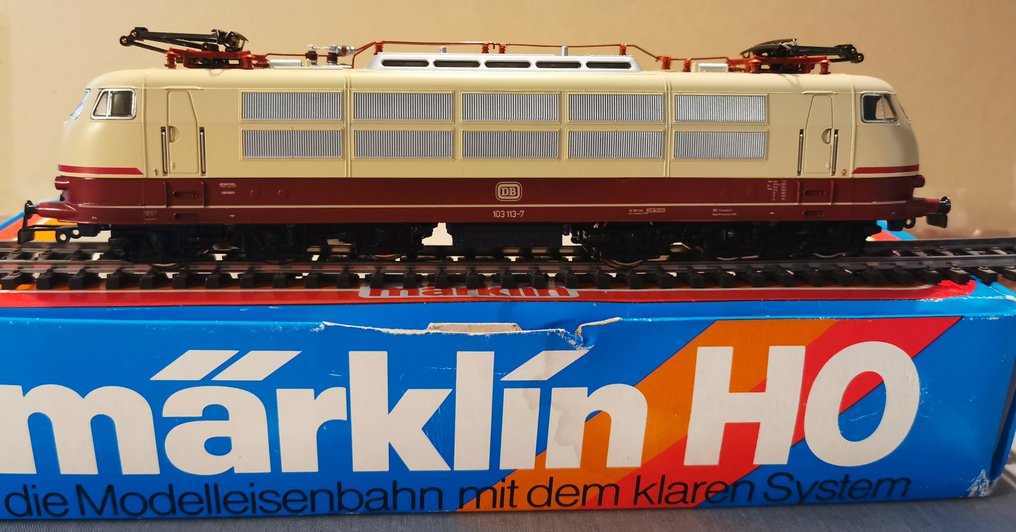 Märklin H0 - E-Lok 3357 - Villamos mozdony (1) - beleértve a leírást - DB #1.0