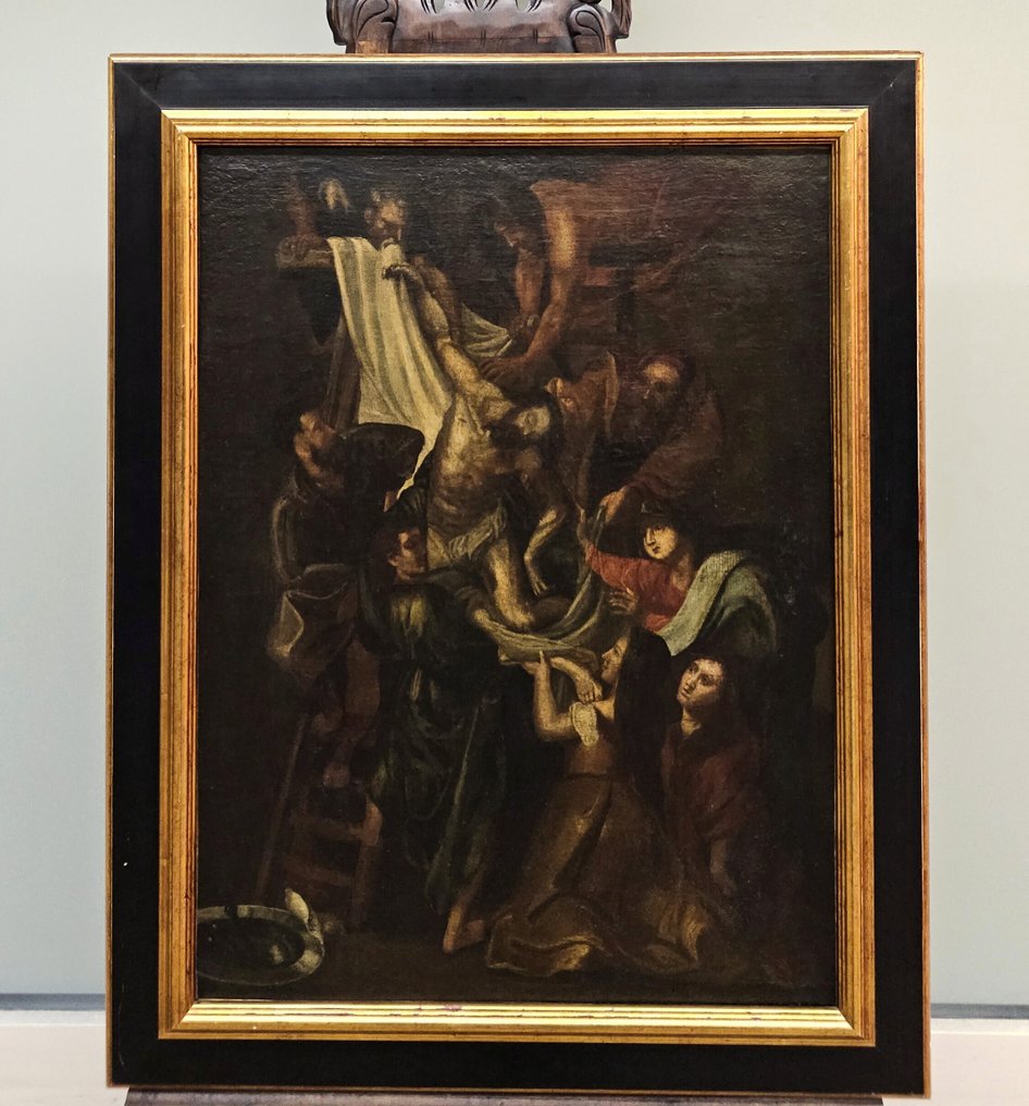 European School (XVII) - NO RESERVE - The Descent from the Cross - After Rubens #2.1