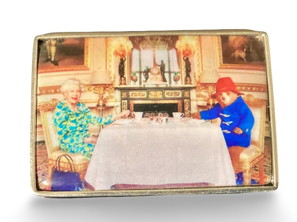 Scatola - .925 argento - Scatola smaltata #1.0