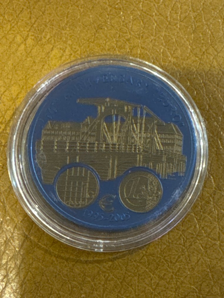 Libéria. 5 Dollars 2005 - Anniversary Euro Niob - 7,78g (Sem preço de reserva) #1.0