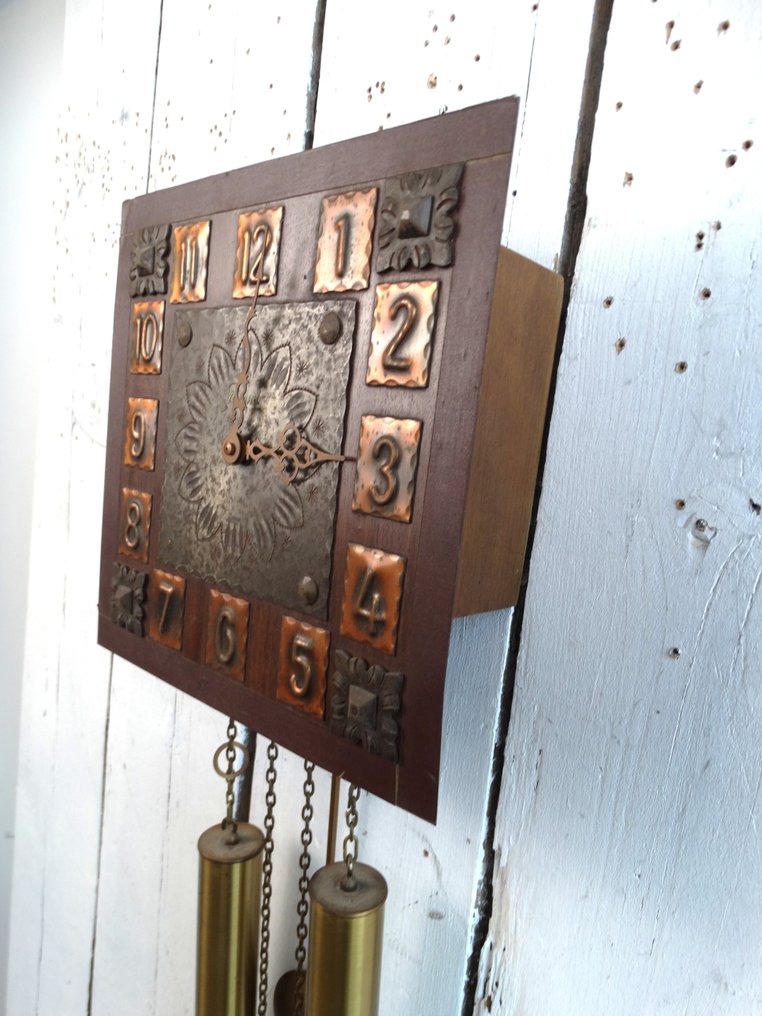 Falióra - Junghans - Fa, Réz, Fém, Sárgaréz - 1970-1980 #4.3