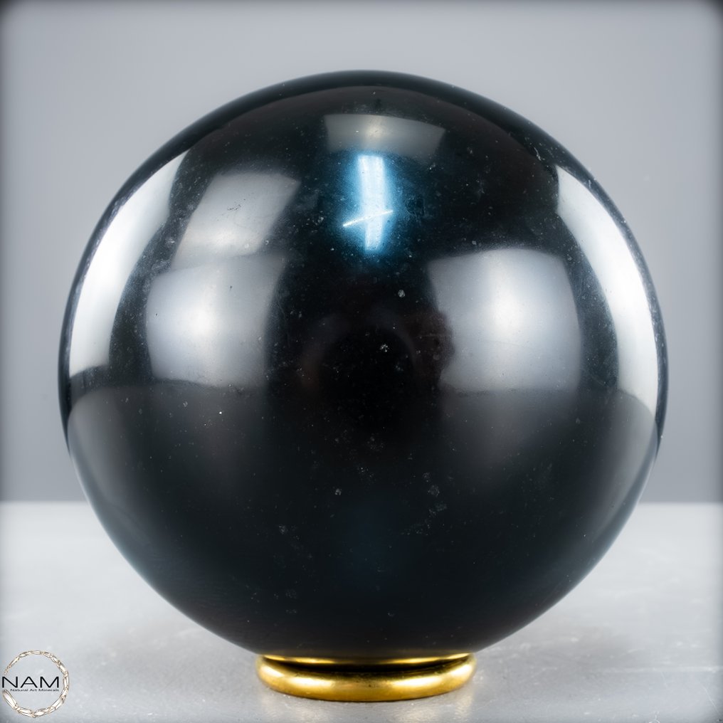 Palla esclusiva in tormalina nera Simbolo di forza e potere protettivo, dal Brasile.- 2219.17 g #3.2
