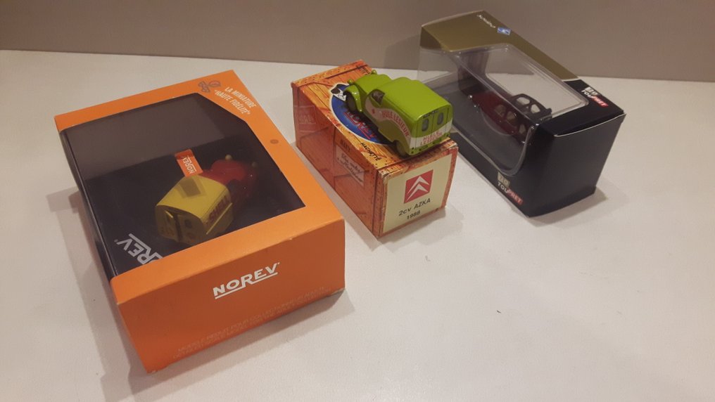 Norev, Solido 1:43 - Modellino di auto (4) - Citroën 2CV #4.3