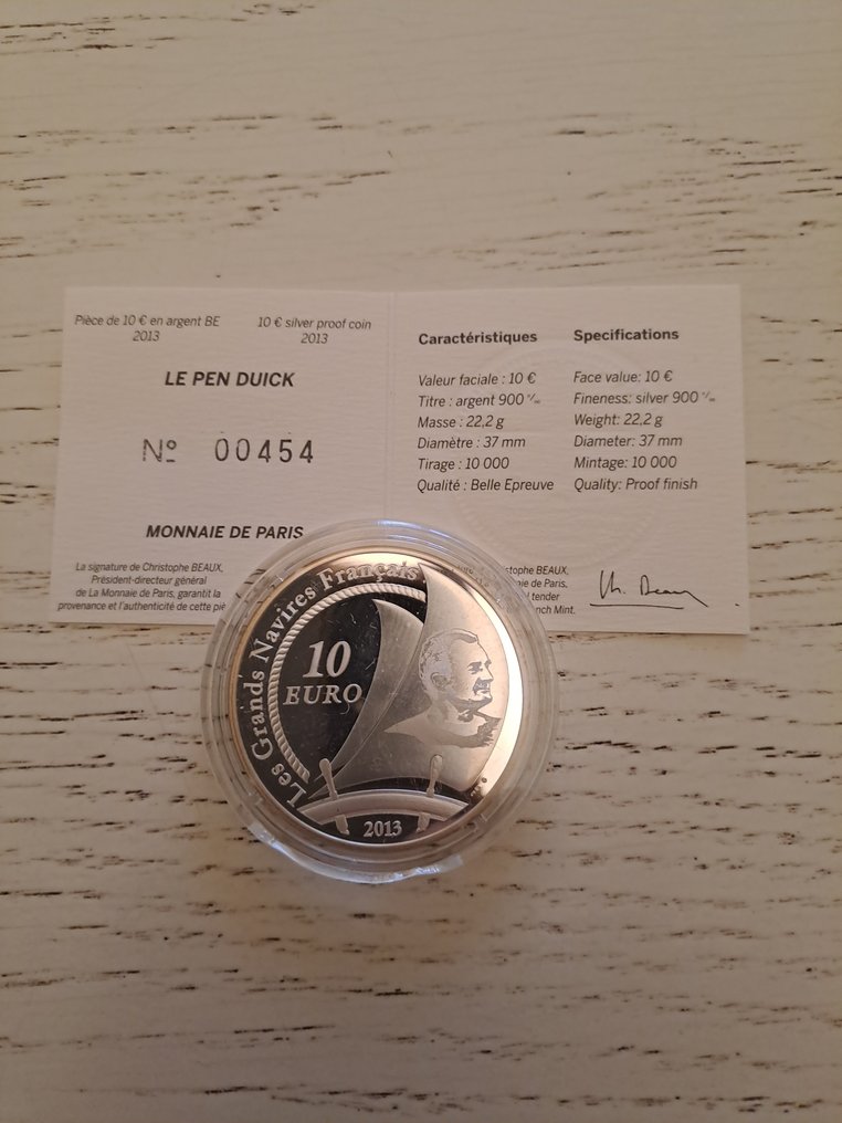 Frankrijk. 10 Euro 2012/2013 (3 monnaies) Proof (Zonder minimumprijs) #4.3