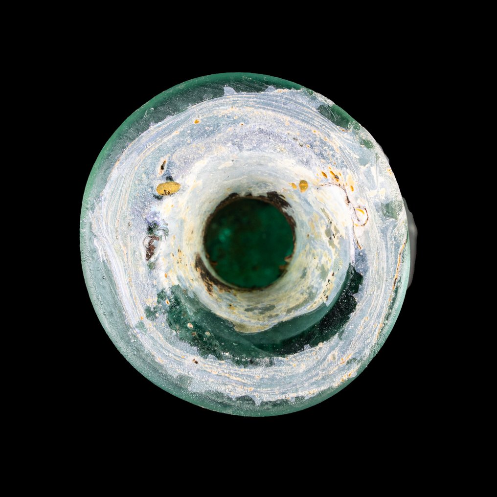 Αρχαίος Ρωμαϊκο-Αιγυπτιακός Γυάλινο αρωματικό δοχείο σε σχήμα σπειροειδούς - Εντυπωσιακό! (χωρίς τιμή ασφαλείας) #2.1