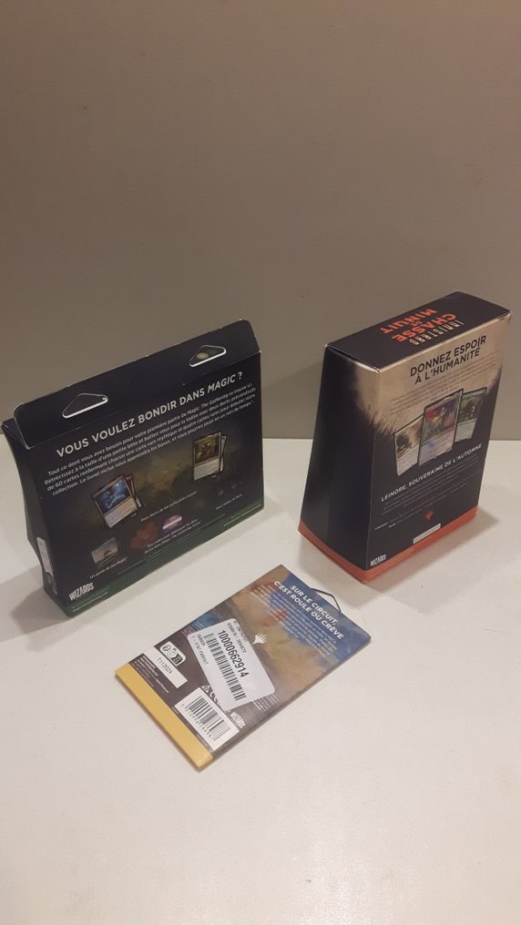 Wizards of The Coast - 3 Booster pack - Magic: The Gathering - Lot Magic The Gathering - Aetherdrift, Bloomburrow Kit de démarrage, Innistrad Chasse de Minuit #2.1