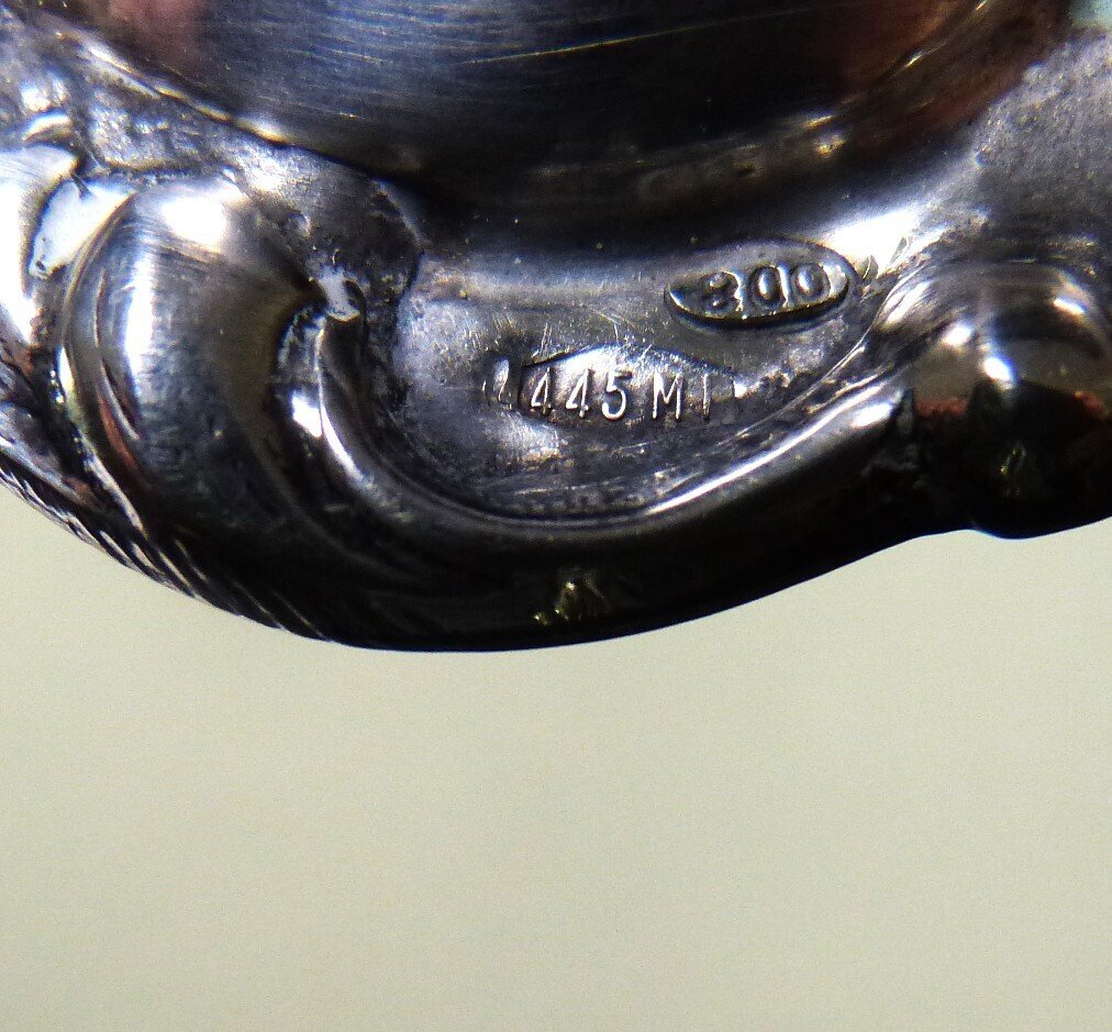 MELONCELLI FERDINANDO fu Giovanni Battista/ MILANO - Piatto - Gebäck-/ Konfekt-Schale - .800 argento #4.3