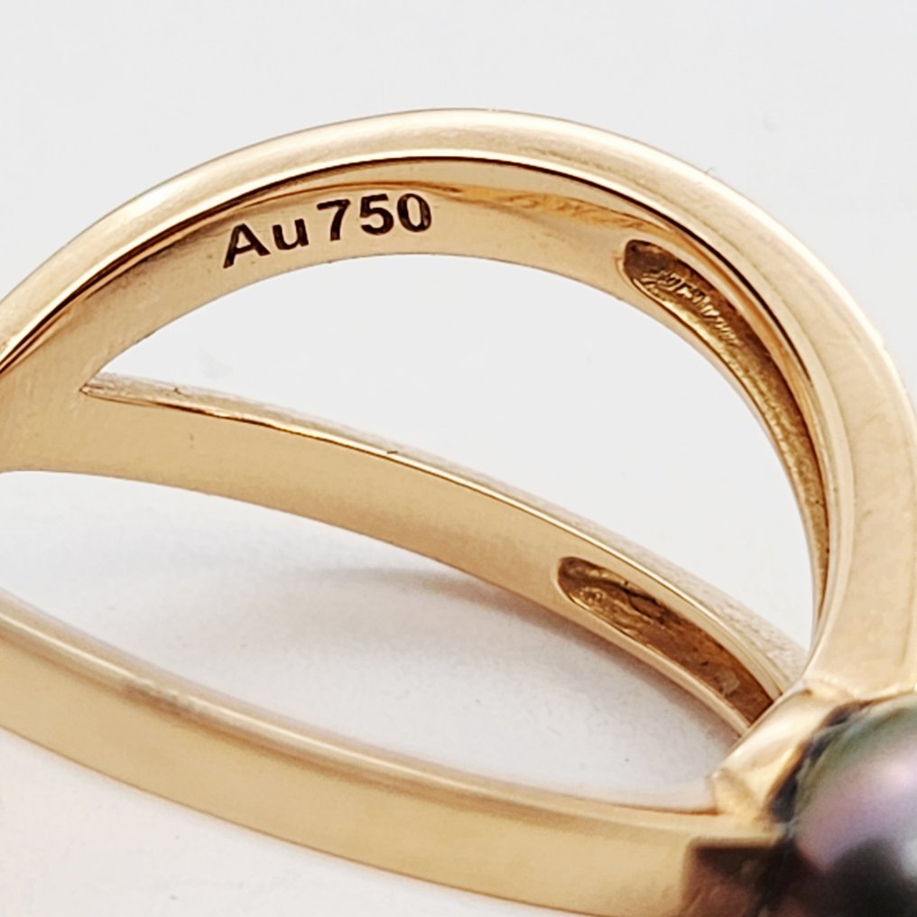 Other brand - 戒指 - 18K包金 玫瑰金 珍珠 - SUAREZ #4.3