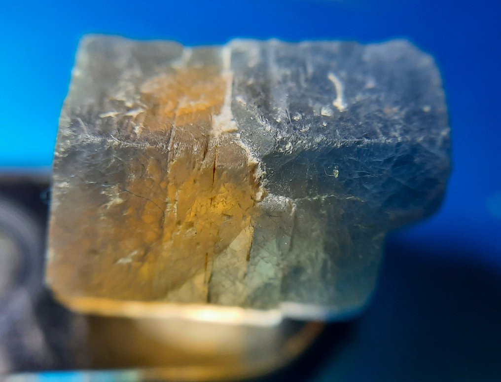 21 cts Safira Bicolor Natural Não Tratada Rara Ásperos- 4.2 g #1.0