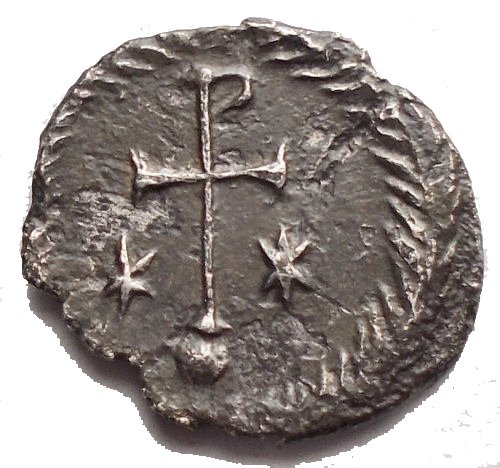 Byzantinisches Reich. Justinian I. (527-565 n.u.Z.). 1/4 Siliqua Ravenna #1.0