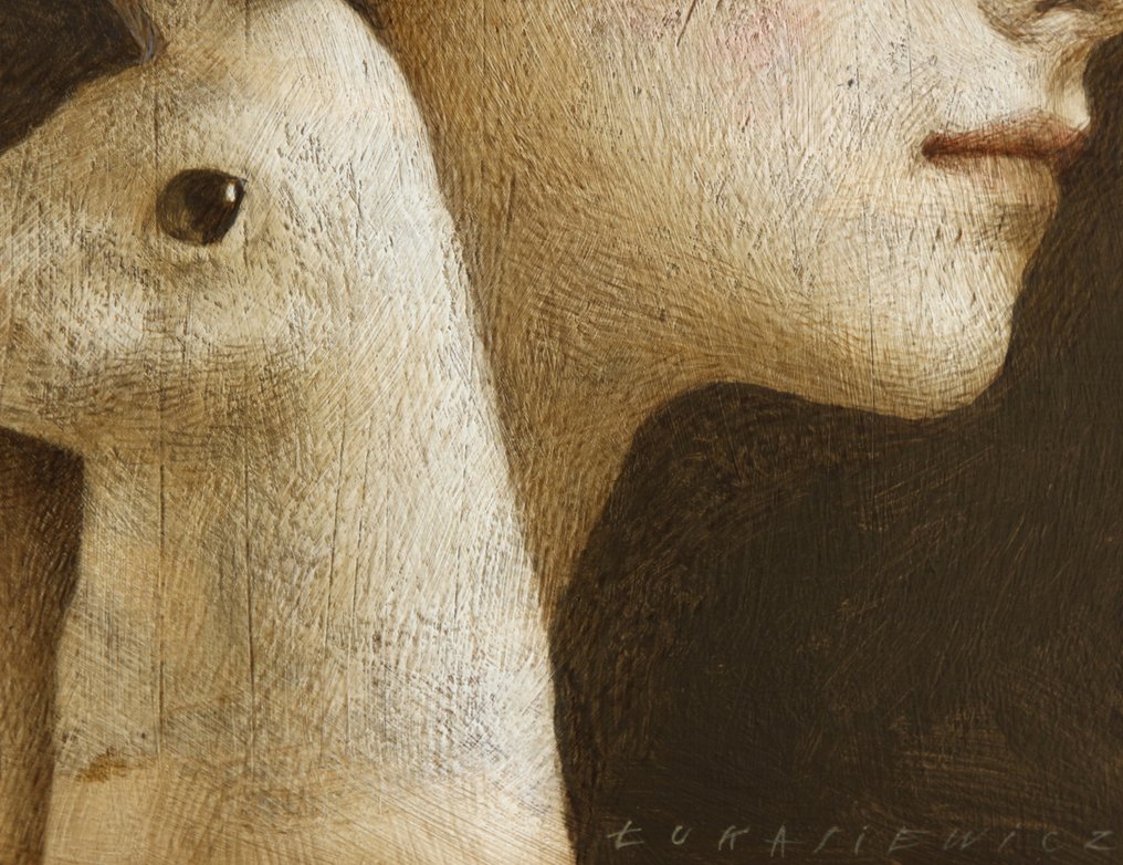 Michal Lukasiewicz - Portrait with Hare III #3.2